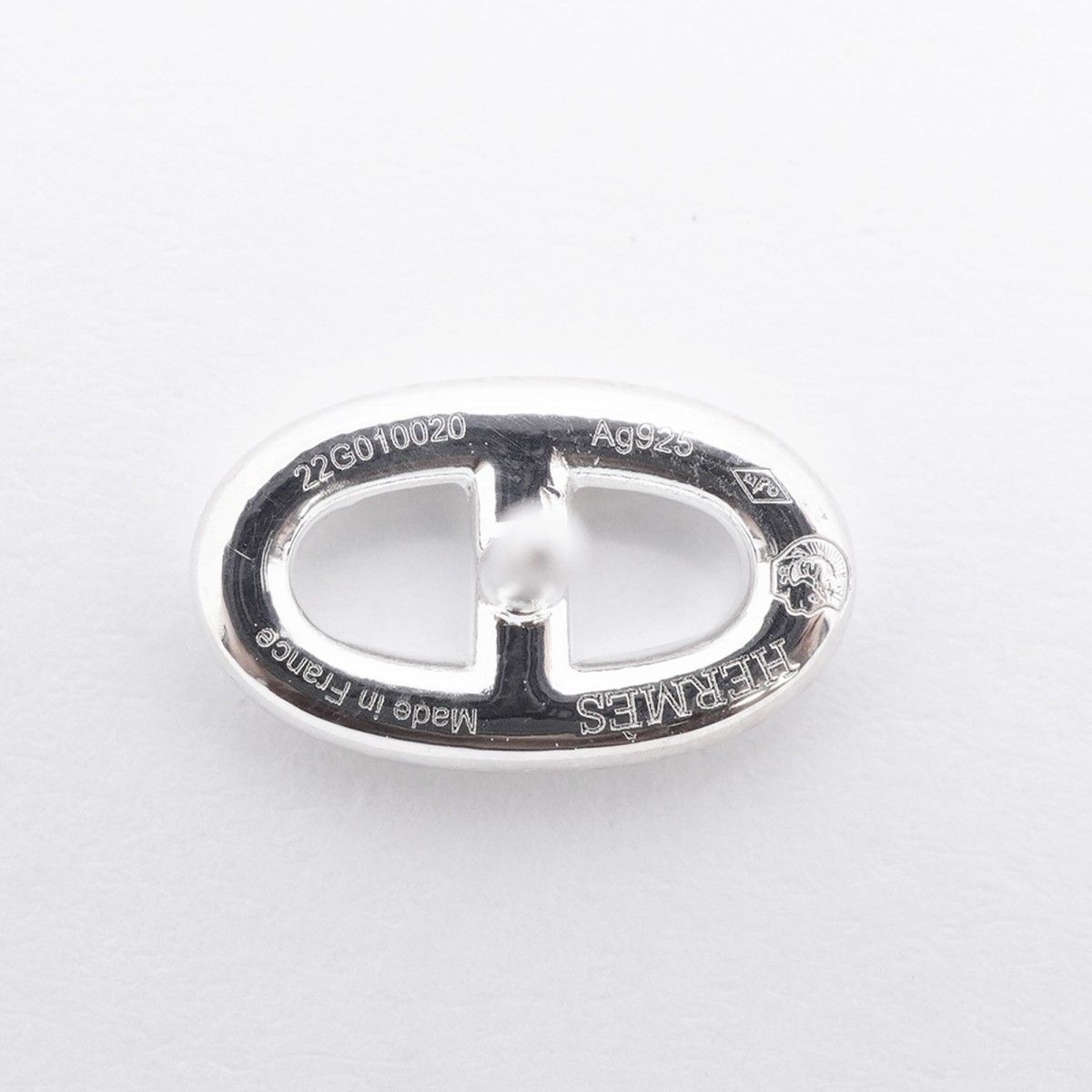 Hermes Earrings Chaine D'ancre TPM Silver — view 5