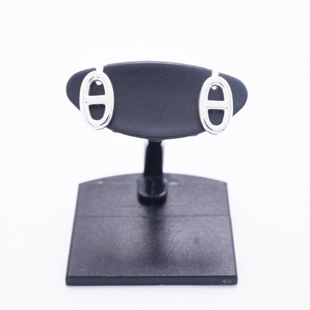 Hermes Earrings Chaine D'ancre TPM Silver — view 2