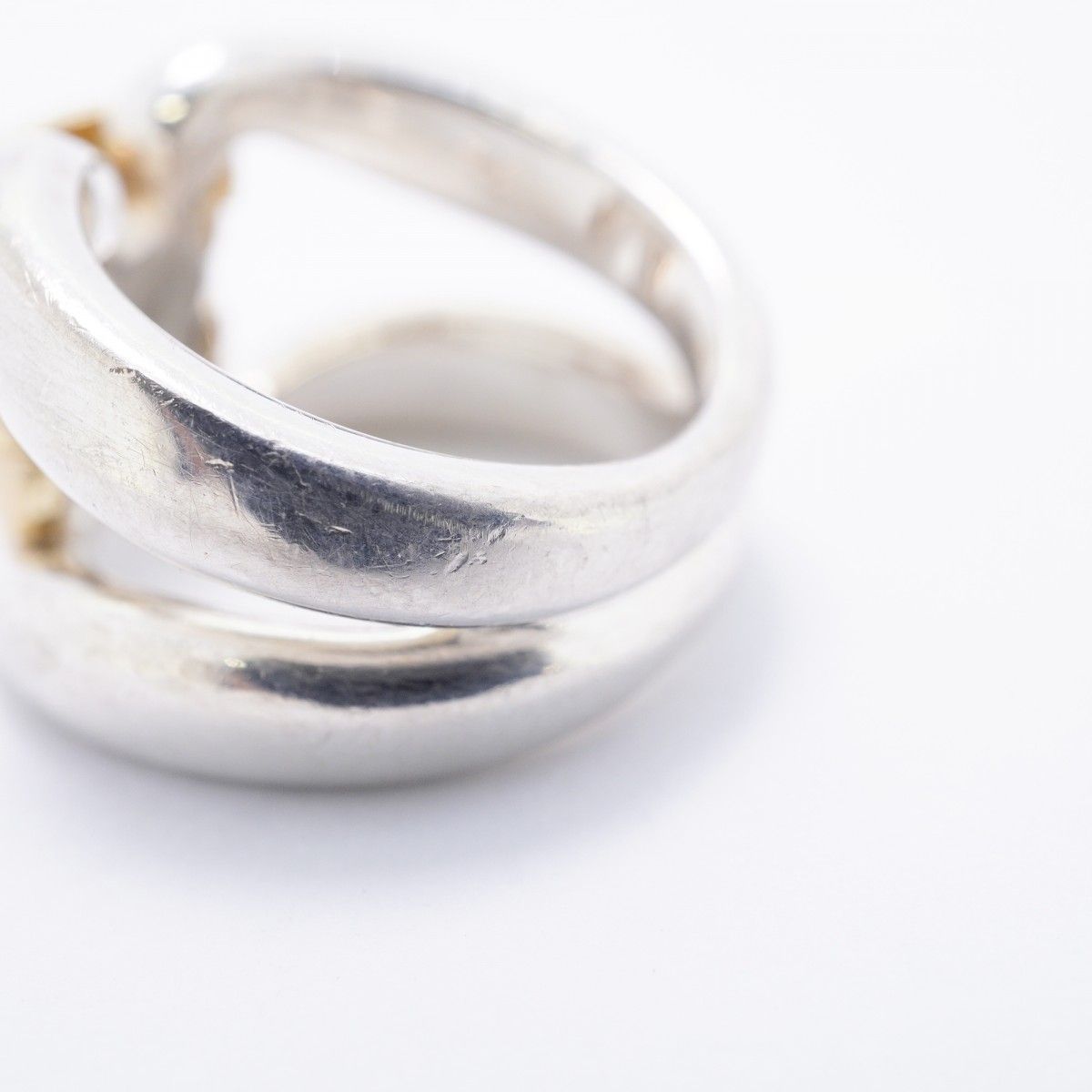 Hermes Ring History 18k Yellow Gold 925 Sterling Silver — view 9