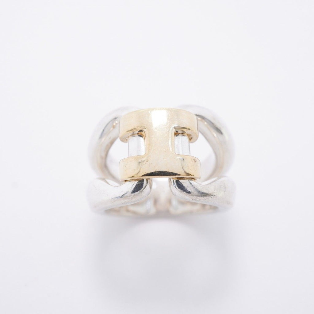 Hermes Ring History 18k Yellow Gold 925 Sterling Silver — view 2