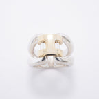 Hermes Ring History 18k Yellow Gold 925 Sterling Silver — view 2
