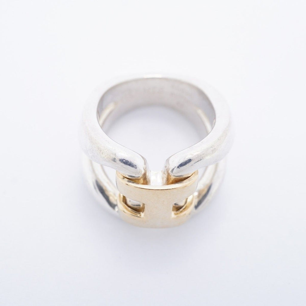 Hermes Ring History 18k Yellow Gold 925 Sterling Silver — view 3