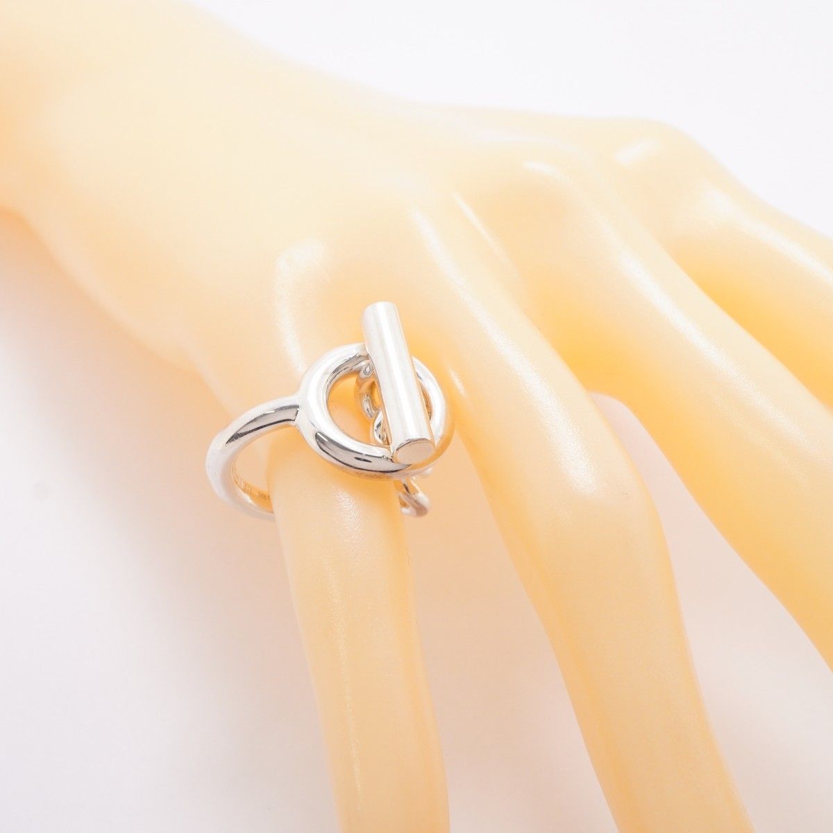 Hermes Ring Croisette 925 Sterling Silver — view 8