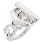 Hermes Ring Croisette 925 Sterling Silver