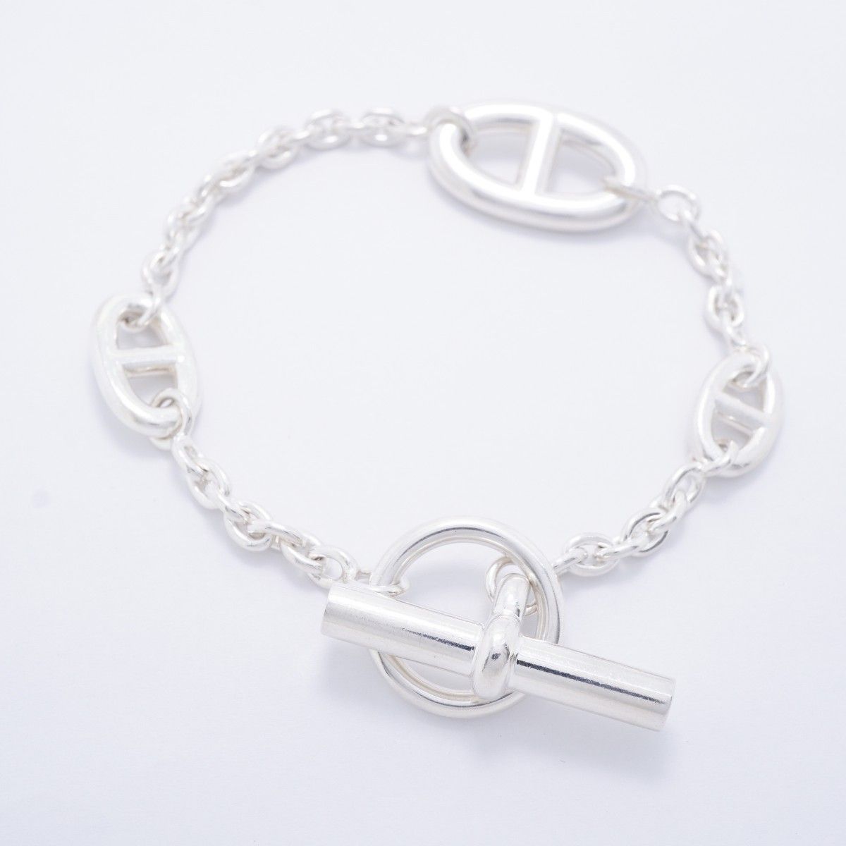 Hermes Bracelet Chaine D'ancre Farandole 925 Sterling Silver — view 3