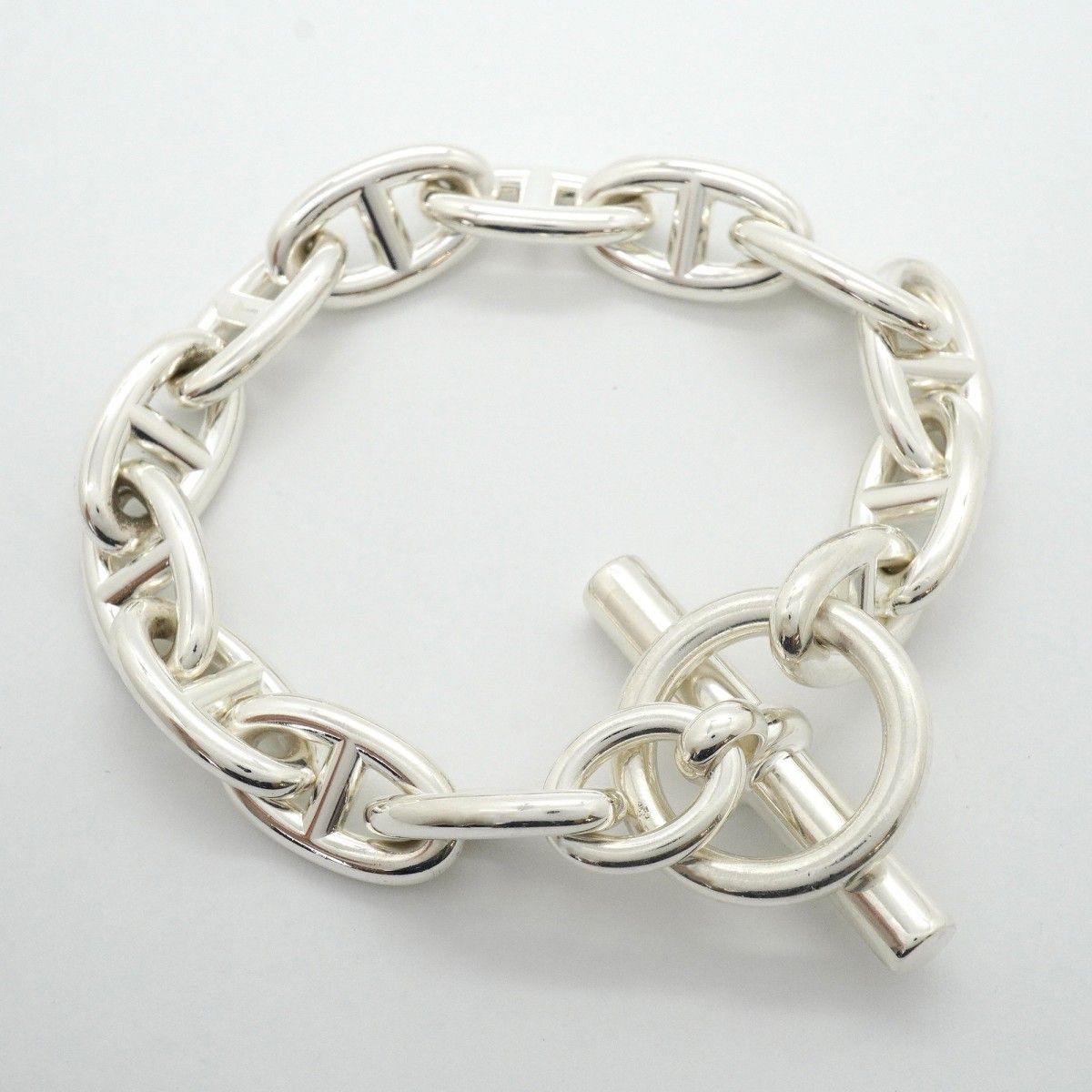 Hermes Bracelet Chaine D'ancre GM Silver — view 2