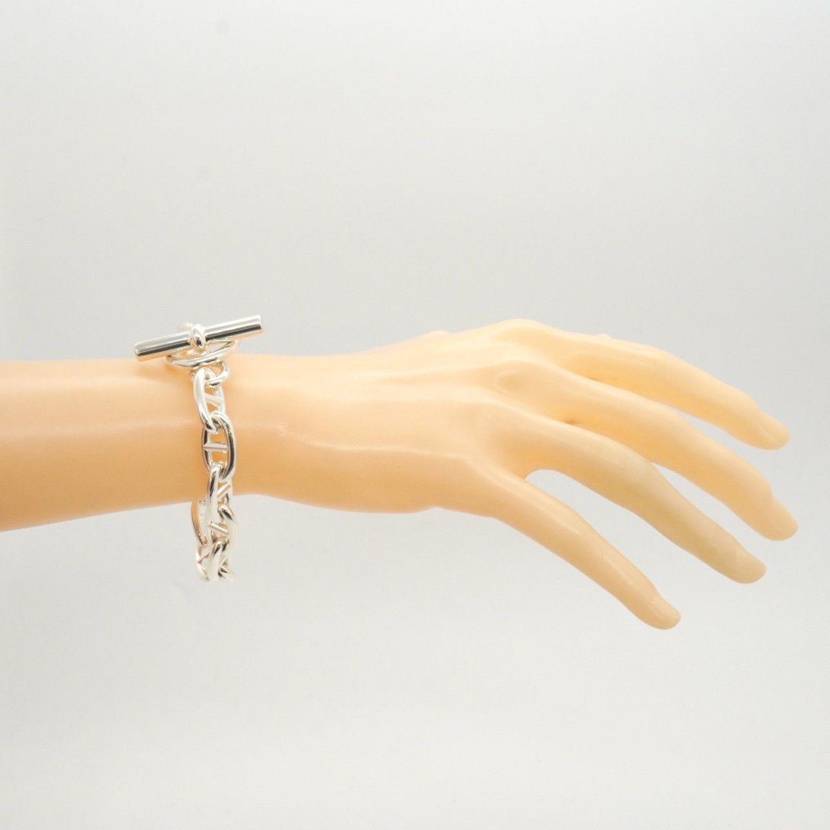 Hermes Bracelet Chaine D'ancre GM Silver — view 7