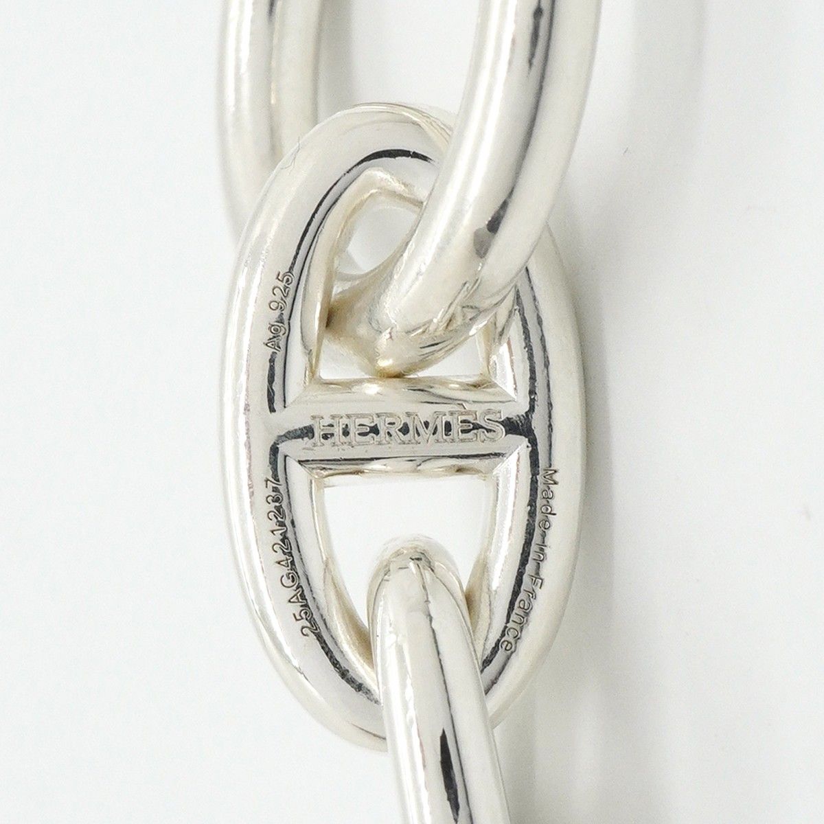 Hermes Bracelet Chaine D'ancre GM Silver — view 5