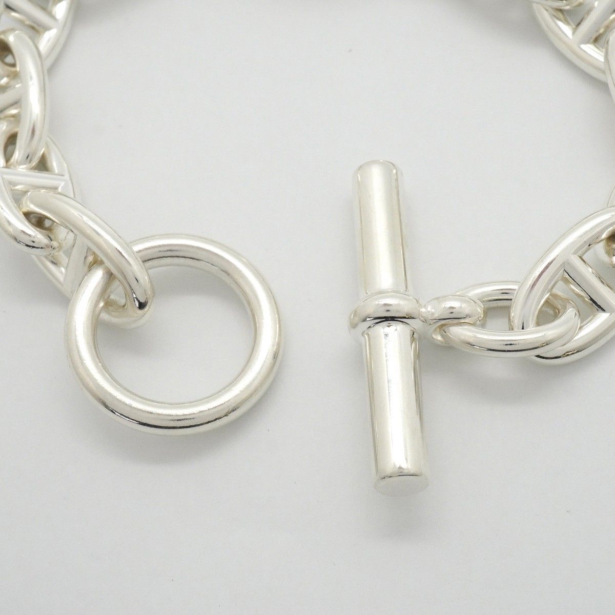 Hermes Bracelet Chaine D'ancre GM Silver — view 4