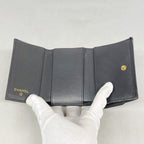 Chanel Trifold Wallet 19 Lambskin Gray Gold — view 3
