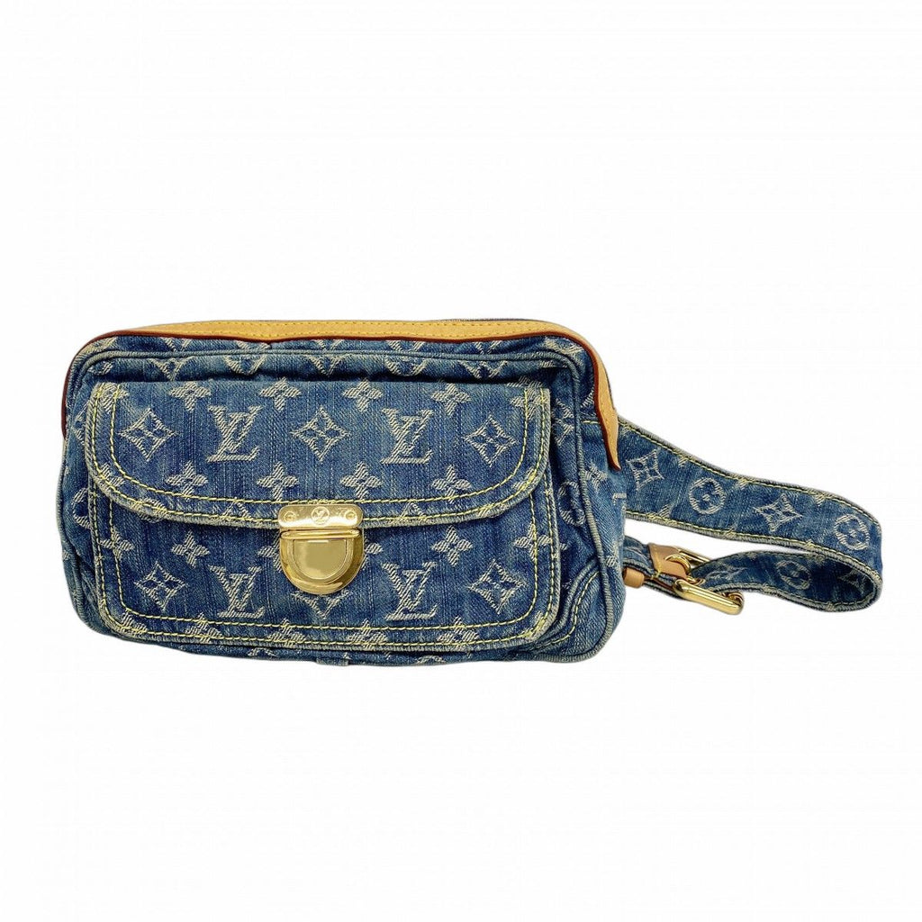 Louis Vuitton Belt Bag Monogram Denim Blue