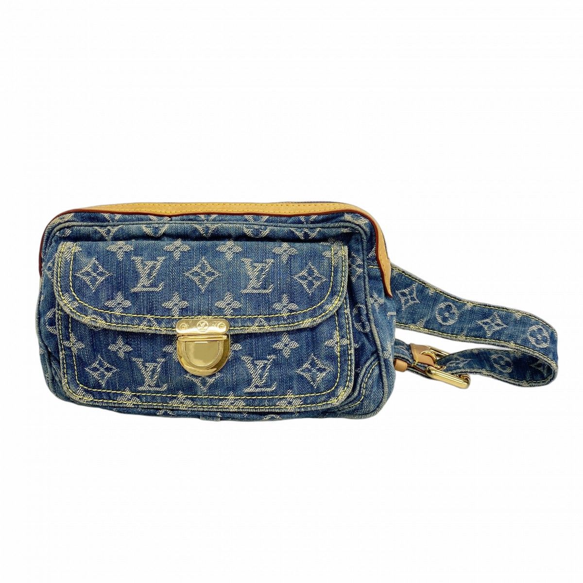 Louis Vuitton Belt Bag Monogram Denim Blue