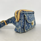 Louis Vuitton Belt Bag Monogram Denim Blue — view 2