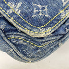 Louis Vuitton Belt Bag Monogram Denim Blue — view 6