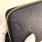 Louis Vuitton Wallet Monogram Empreinte Zippy Noir — view 7