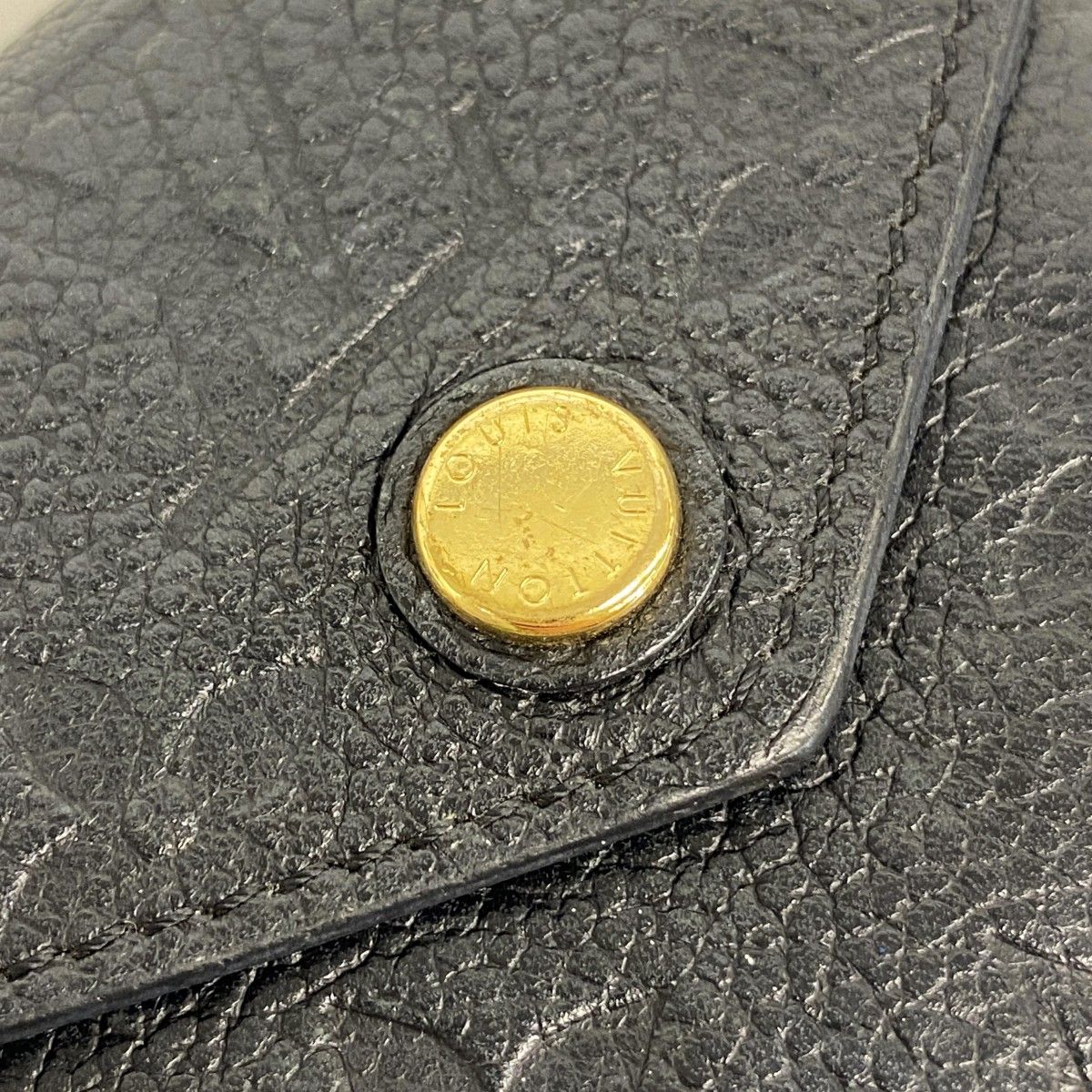 Louis Vuitton Trifold Wallet Monogram Empreinte Portefeuille Zoe Noir — view 8
