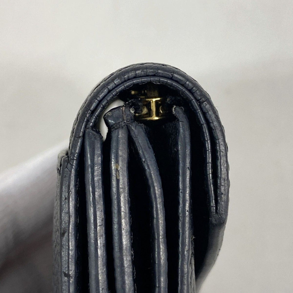 Louis Vuitton Trifold Wallet Monogram Empreinte Portefeuille Zoe Noir — view 6