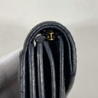 Louis Vuitton Trifold Wallet Monogram Empreinte Portefeuille Zoe Noir — view 6