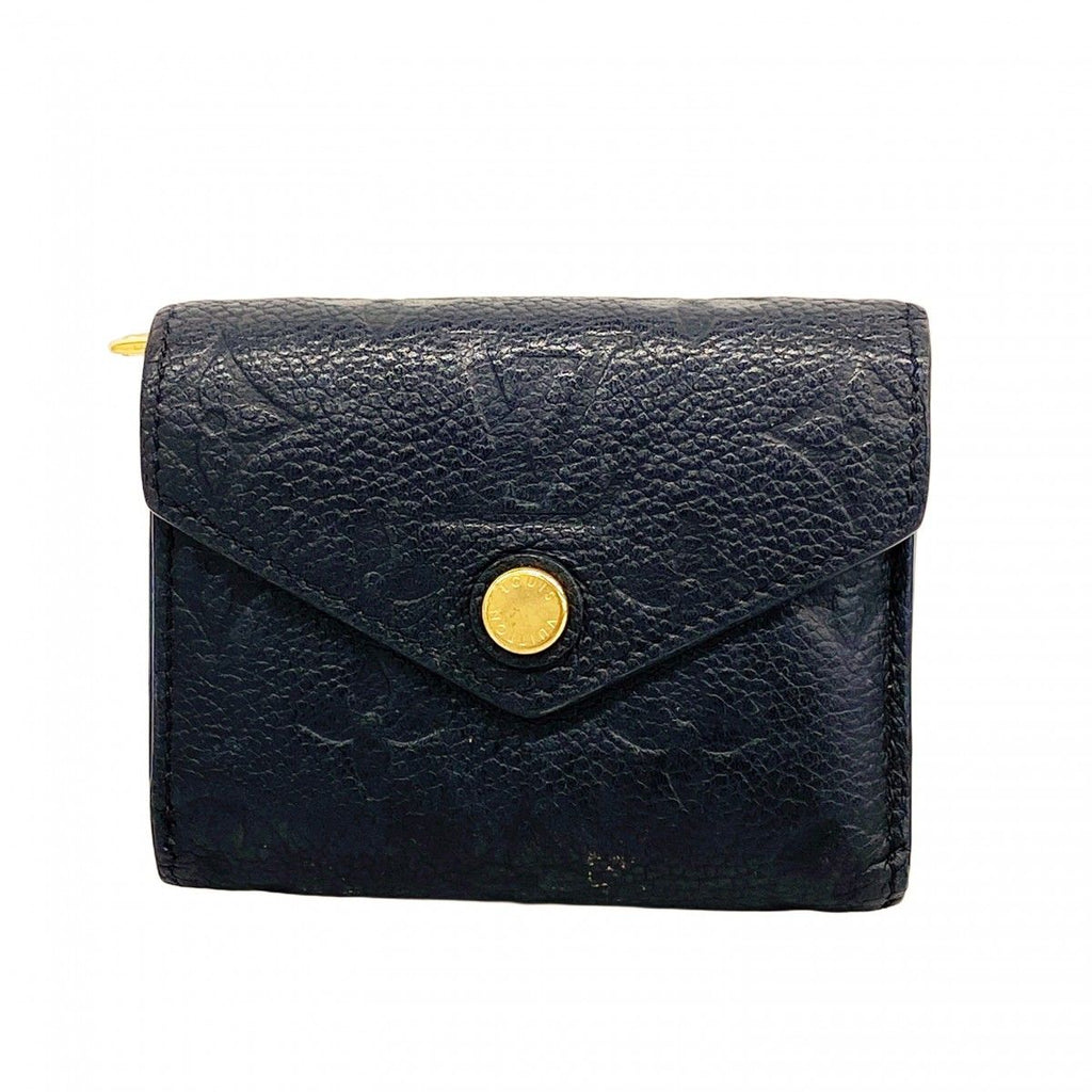 Louis Vuitton Trifold Wallet Monogram Empreinte Portefeuille Zoe Noir