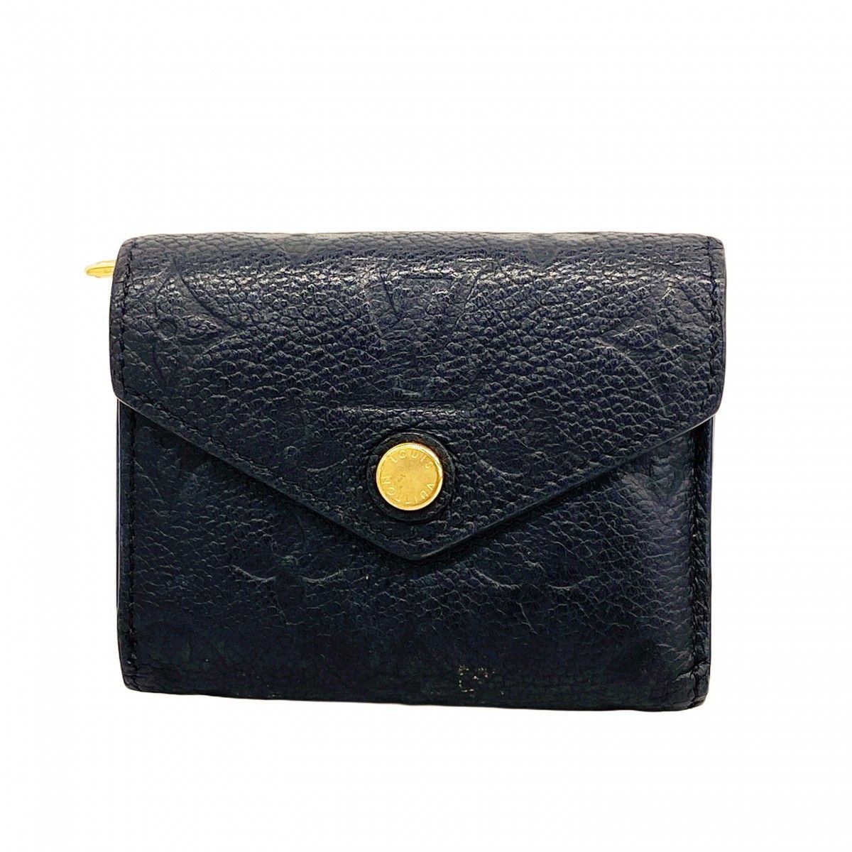 Louis Vuitton Trifold Wallet Monogram Empreinte Portefeuille Zoe Noir