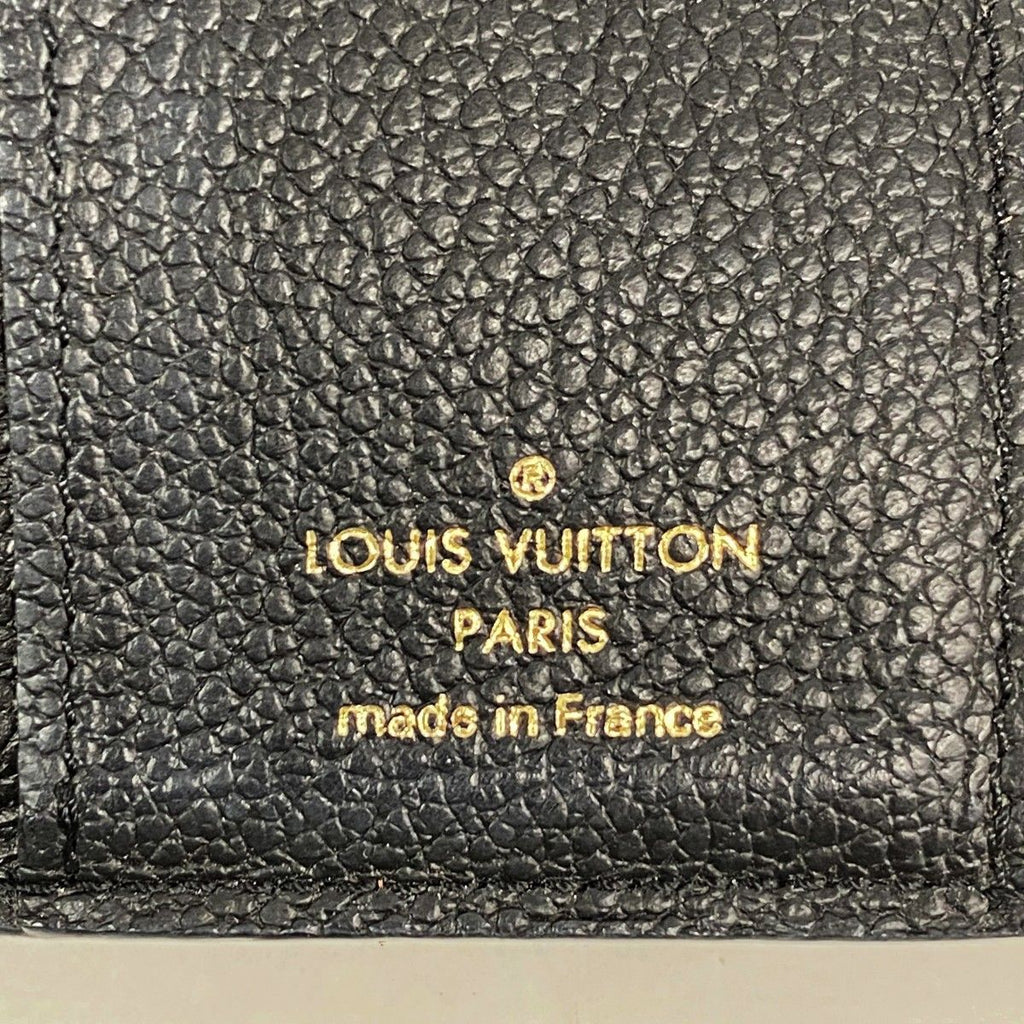 Louis Vuitton Trifold Wallet Monogram Empreinte Portefeuille Zoe Noir — view 4