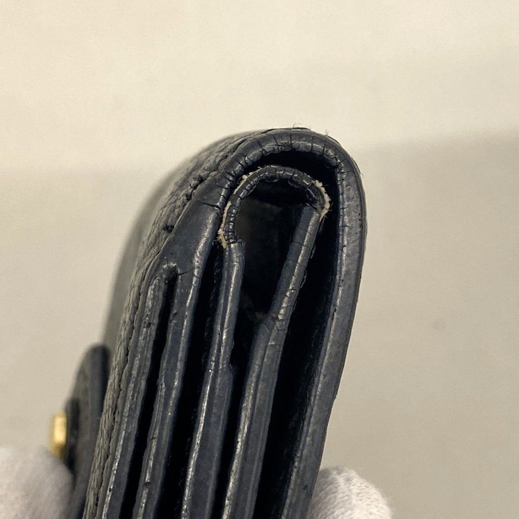 Louis Vuitton Trifold Wallet Monogram Empreinte Portefeuille Zoe Noir — view 5