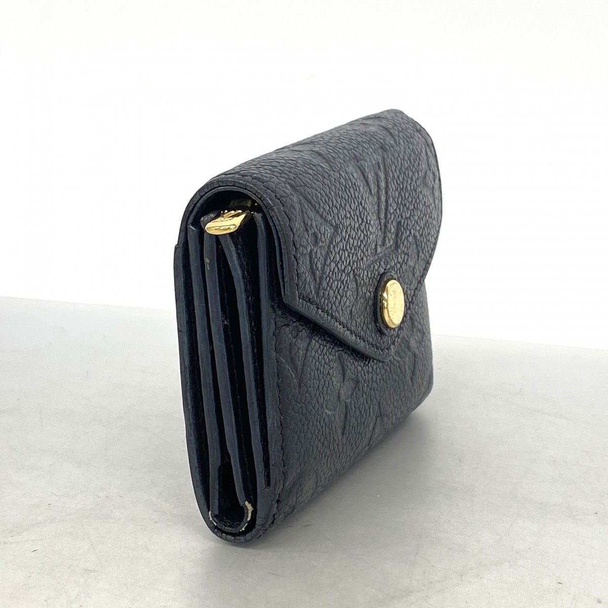 Louis Vuitton Trifold Wallet Monogram Empreinte Portefeuille Zoe Noir — view 2