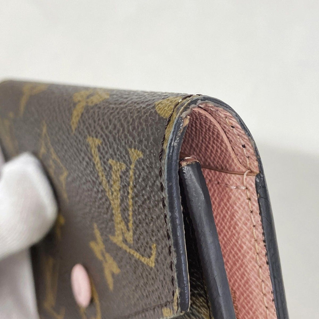 Louis Vuitton Trifold Wallet Monogram Portefeuille Victorine Rose Ballerine — view 6