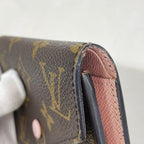 Louis Vuitton Trifold Wallet Monogram Portefeuille Victorine Rose Ballerine — view 6