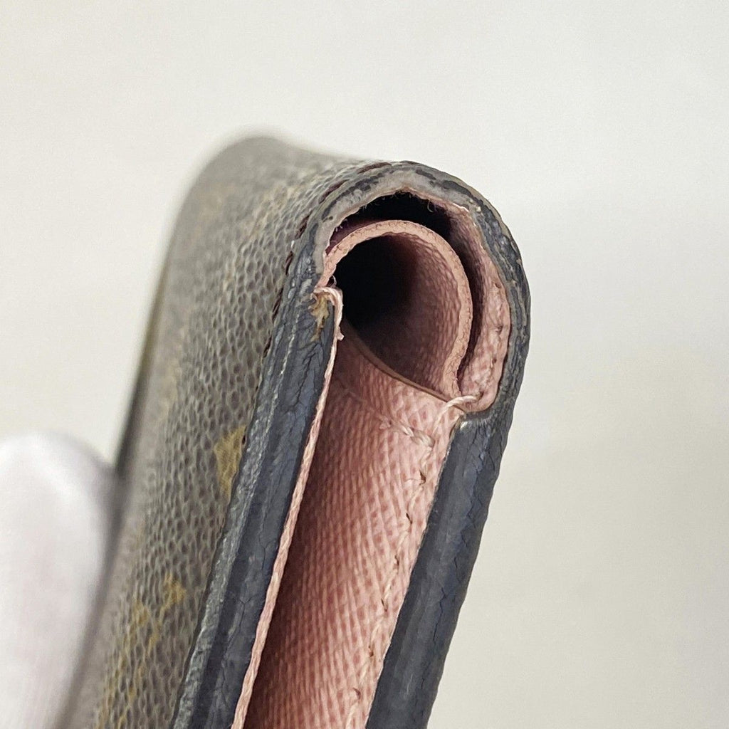 Louis Vuitton Trifold Wallet Monogram Portefeuille Victorine Rose Ballerine — view 5