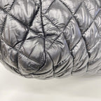 Chanel Handbag Coco Cocoon Nylon Black Silver — view 7
