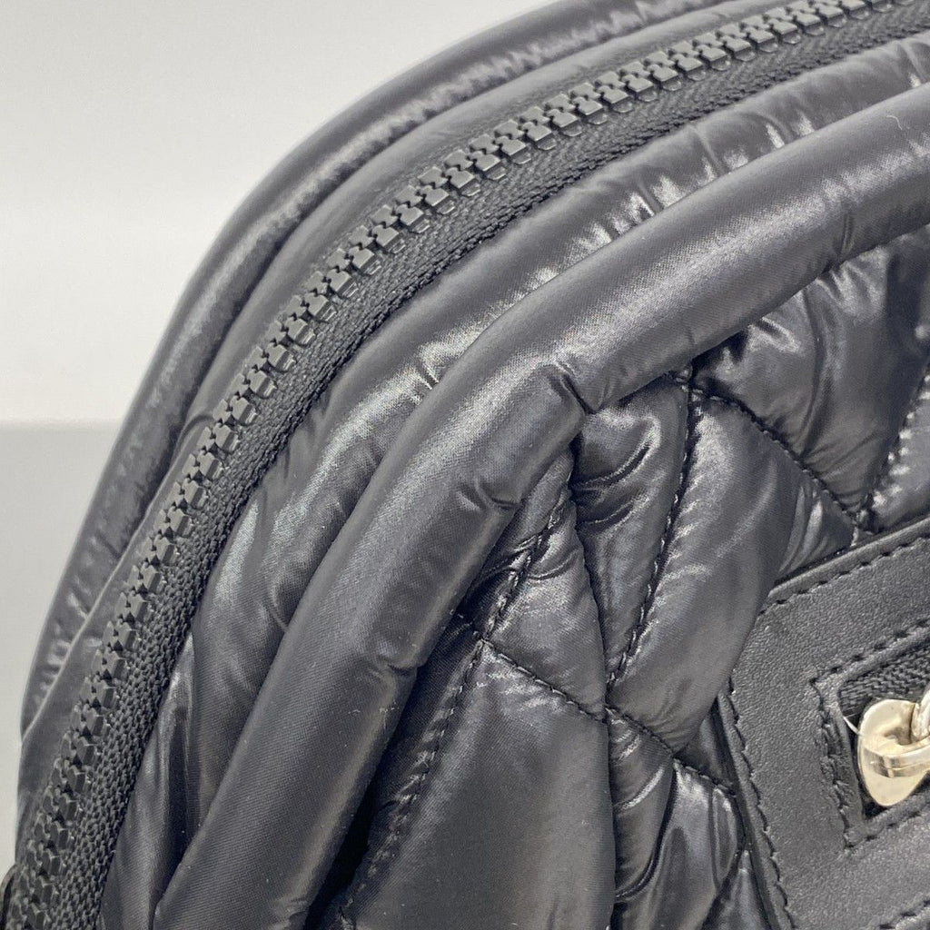 Chanel Handbag Coco Cocoon Nylon Black Silver — view 6