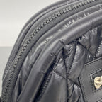 Chanel Handbag Coco Cocoon Nylon Black Silver — view 6