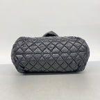 Chanel Handbag Coco Cocoon Nylon Black Silver — view 3