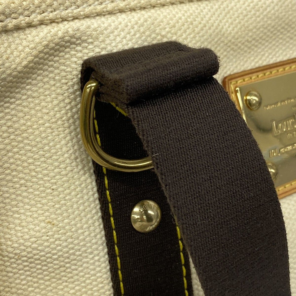 Louis Vuitton Tote Antigua Cabas MM Ecru — view 8