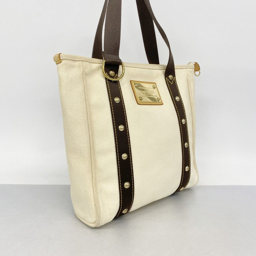 Louis Vuitton Tote Antigua Cabas MM Ecru — view 2