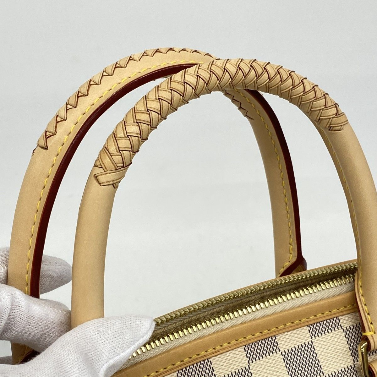 Louis Vuitton Handbag Damier Azur Riviera MM White 2-Way — view 8