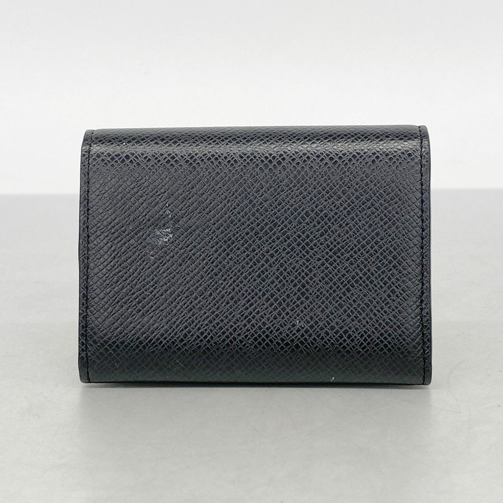 Louis Vuitton Card Case Taiga Envelope Business Holder NM Black — view 7