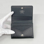 Louis Vuitton Card Case Taiga Envelope Business Holder NM Black — view 3