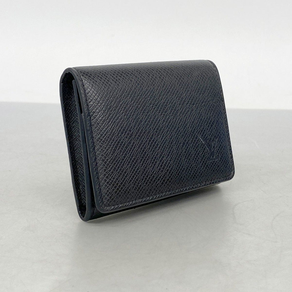 Louis Vuitton Card Case Taiga Envelope Business Holder NM Black — view 2