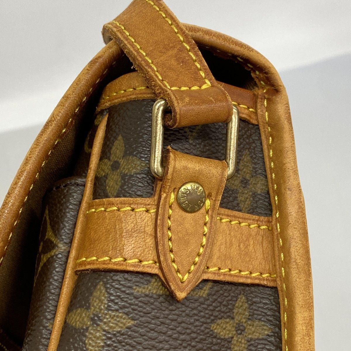 Louis Vuitton Shoulder Bag Monogram Sologne Brown — view 8