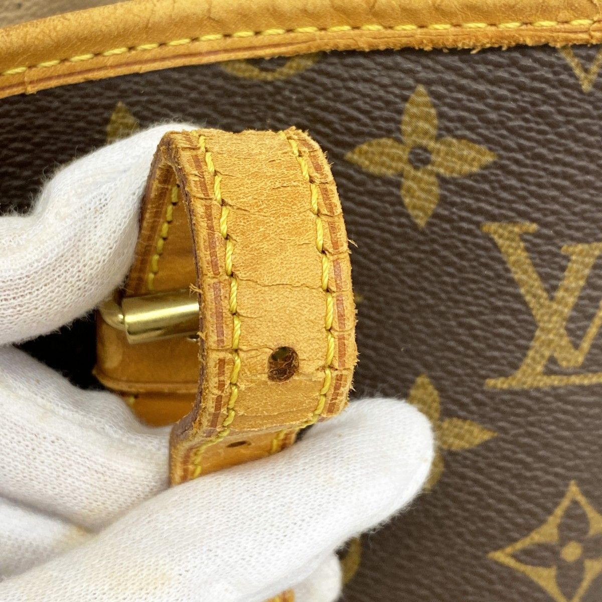 Louis Vuitton Tote Monogram Bucket PM Brown — view 8