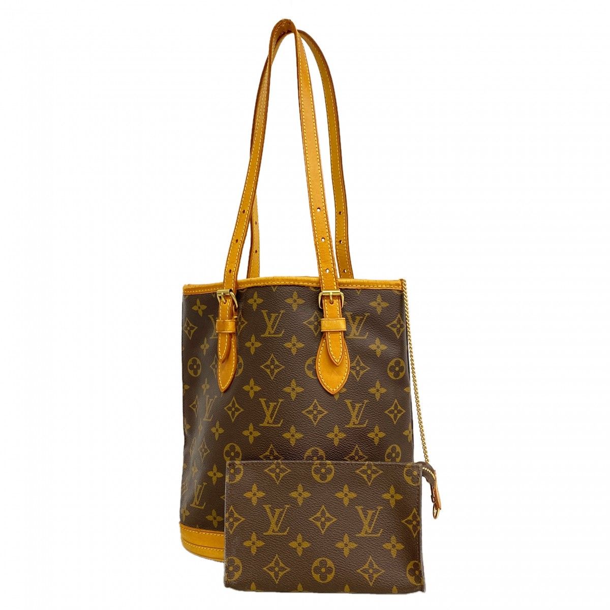 Louis Vuitton Tote Monogram Bucket PM Brown