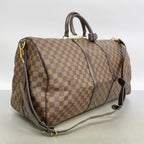 Louis Vuitton Boston Bag Damier Keepall Bandouliere 55 Ebene — view 2