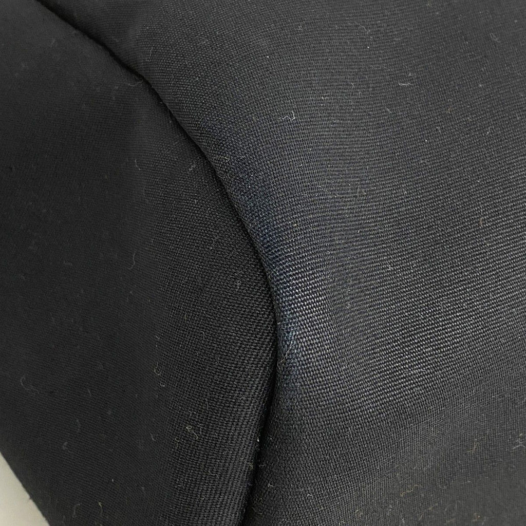 Hermes Handbag Herbag MM Toile Officier Black Silver 2-Way — view 7