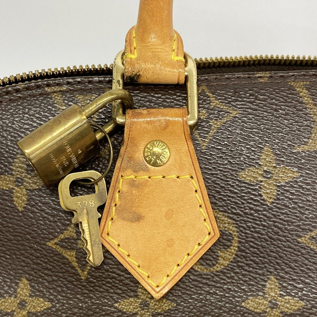 Louis Vuitton Handbag Monogram Alma Brown — view 9