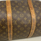 Louis Vuitton Boston Bag Monogram Keepall Bandouliere 50 Brown — view 8