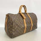 Louis Vuitton Boston Bag Monogram Keepall Bandouliere 50 Brown — view 2
