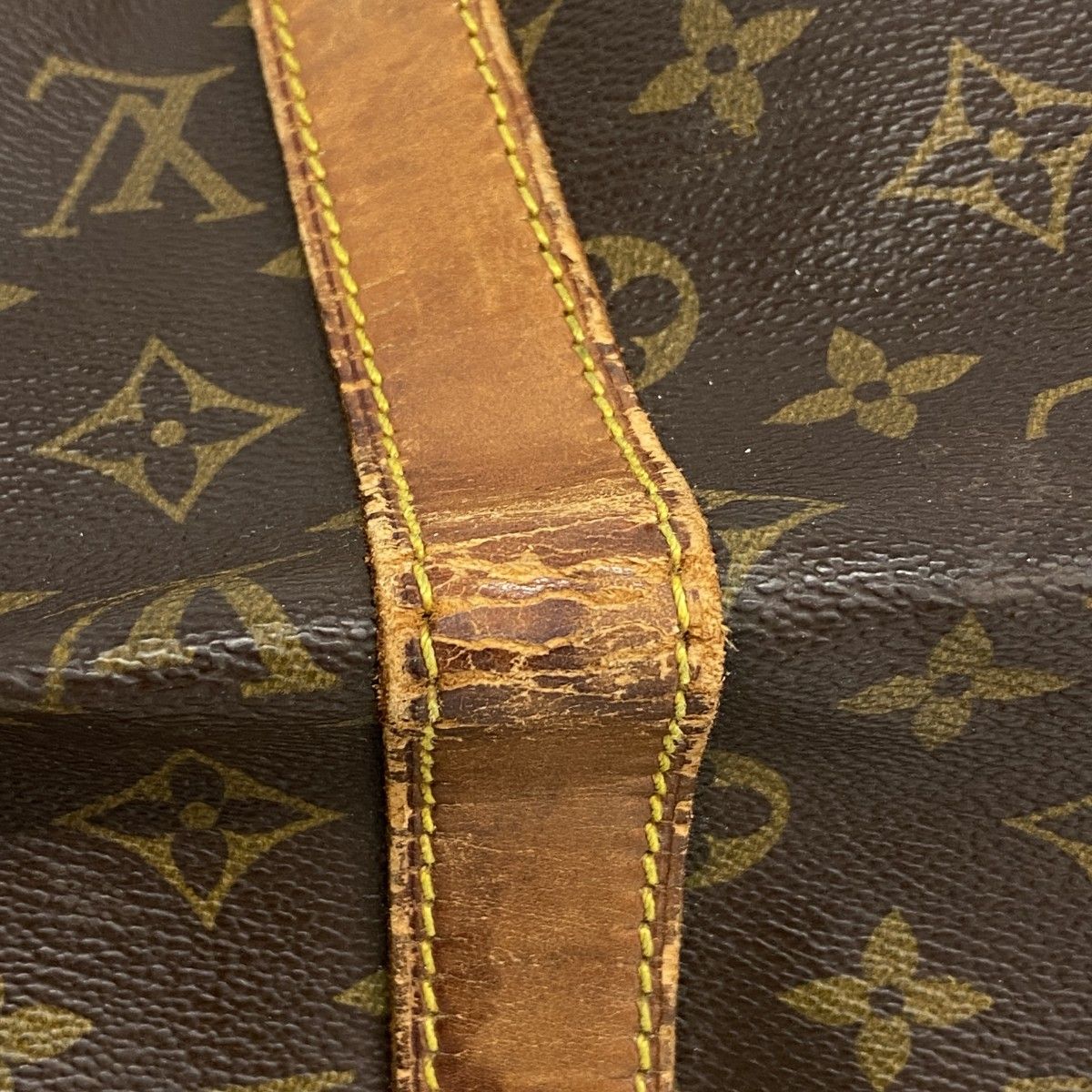 Louis Vuitton Boston Bag Monogram Keepall Bandouliere 50 Brown — view 7