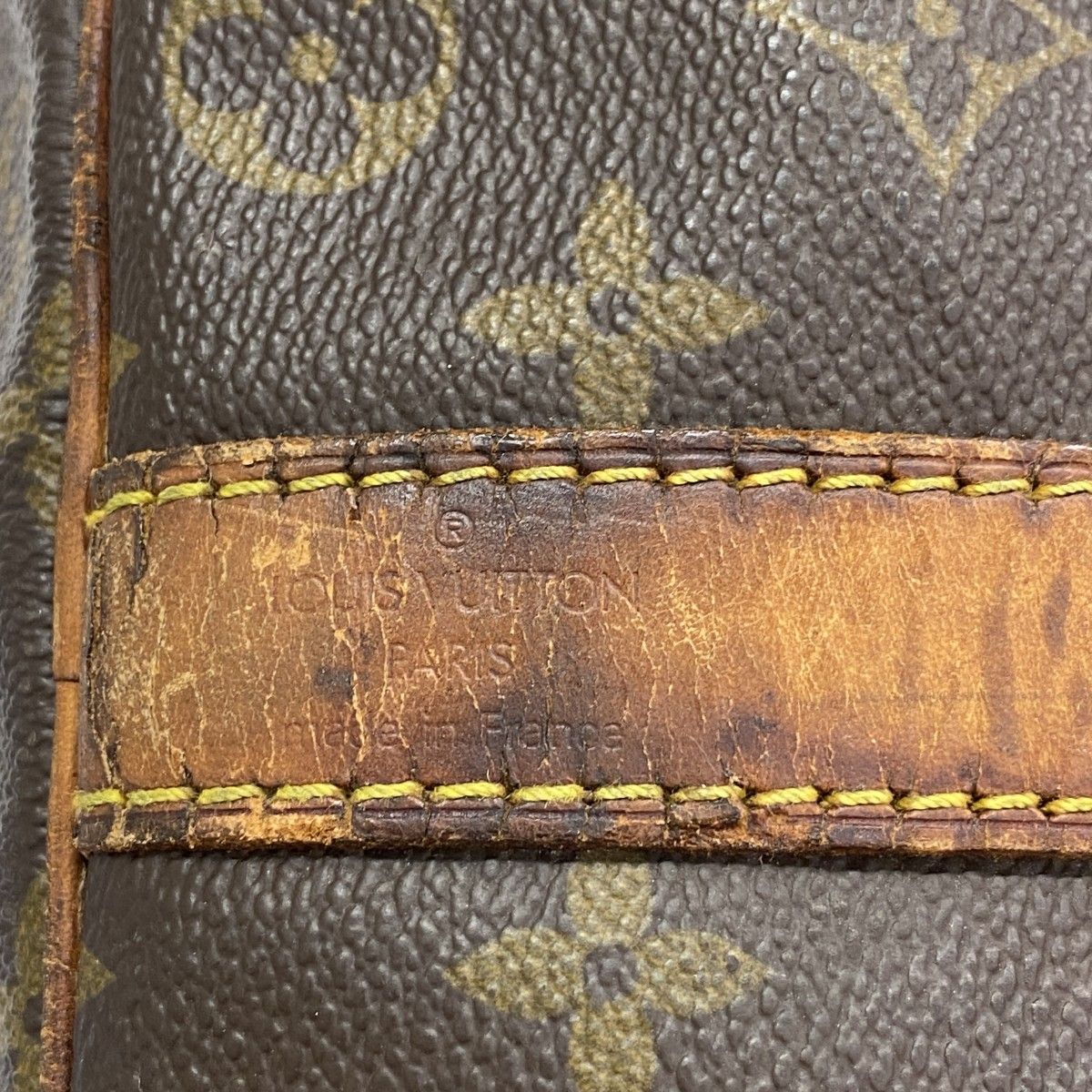 Louis Vuitton Boston Bag Monogram Keepall Bandouliere 50 Brown — view 5